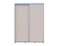 Šatní skříň s posuvnými dveřmi Doros Sigma Slim Kašmír 2 dveře 160x45x214.4 (42005450)