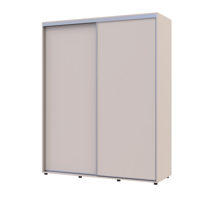 Šatní skříň s posuvnými dveřmi Doros Sigma Slim Kašmír 2 dveře 170x60x214.4 (42005460)
