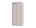 Šatní skříň s posuvnými dveřmi Doros Sigma Slim Kašmír 2 dveře 90x60x214.4 (42005452)
