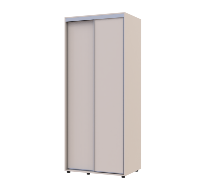 Šatní skříň s posuvnými dveřmi Doros Sigma Slim Kašmír 2 dveře 90x60x214.4 (42005452)