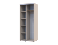 Šatní skříň s posuvnými dveřmi Doros Sigma Slim Kašmír 2 dveře 90x60x214.4 (42005452)