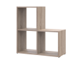 Regál Doros Step 2×2 Dub Sonoma otevřený 69×28,8×71,4 (41516155)