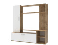 Obývací stěna Doros Kona Dub Evok / Bílý 151 × 40 × 147 (44900388)