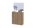 Botník se zrcadlem Doros Kassel Dub Evok 3 DTD 97×40×110 (42005500)