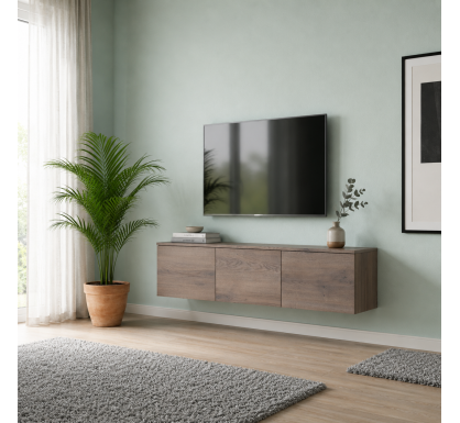 TV stolek Doros Levia Kannolo 3 dveře 130x35x33 (41516291)
