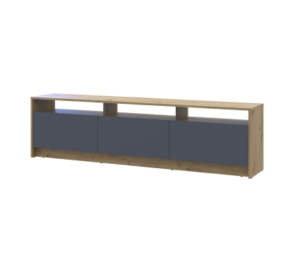 TV stolek Doros U3 Dub Artisan / Grafit 180×33×43 (41516202)